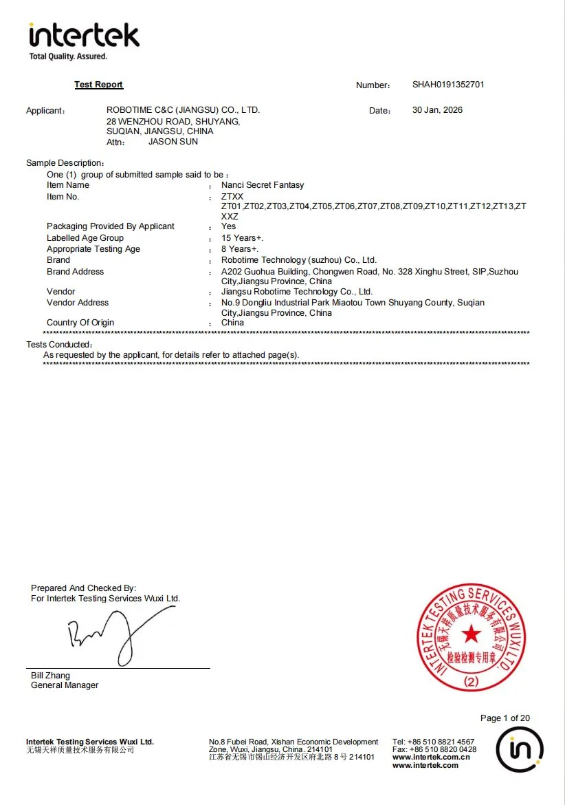 General Intertek test report