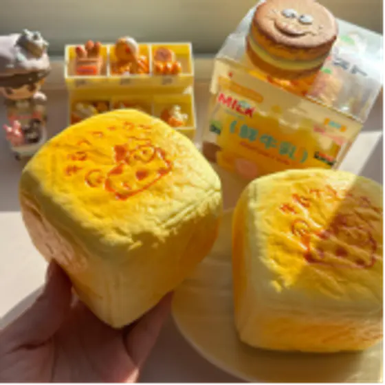 噗噗牛乳 吐司