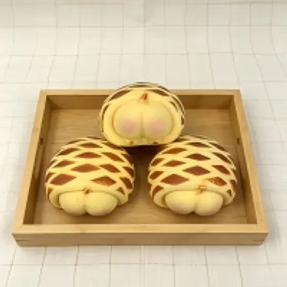桃子菠萝包