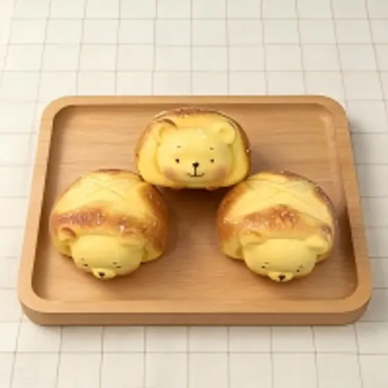 小熊菠萝包
